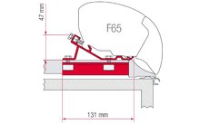 Staffe per tendalino Fiamma per F65/F80 per montaggio a tetto