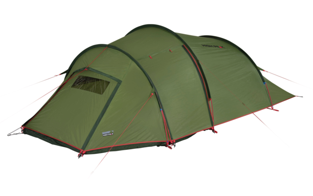 Tenda a tunnel High Peak Falcon 3 LW Lightweight per 3 persone con pali in alluminio rosso/oliva