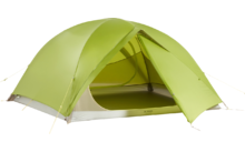 Tenda a cupola Vaude Space Seamless ultraleggera da 2 a 3 persone, verde cress