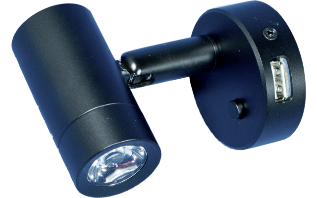 Fanalino LED Frilight Mini Tube D4 con USB cromato