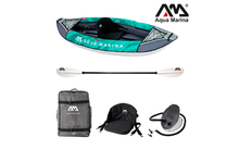 Kayak gonfiabile Aqua Marina Laxo 7 pezzi verde/grigio