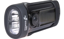 Powerplus Barracuda LED Torcia a manovella/solare impermeabile
